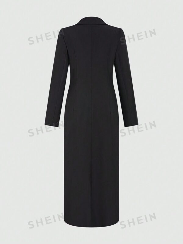 SHEIN Privé Women's Casual Long Button Coat For Summer - Image 2
